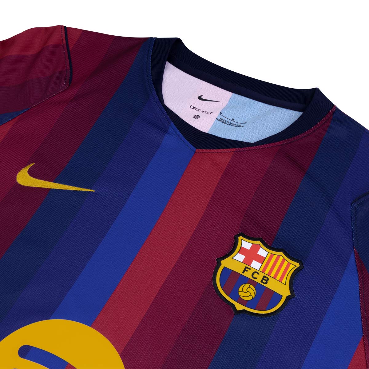 NIKE BARCELONA 2026/2027 HOME REPLICA JERSEY - DEEP GARNET/BLUE VOID/MINERAL YELLOW