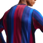NIKE BARCELONA 2026/2027 HOME REPLICA LONG SLEEVE JERSEY - DEEP GARNET/BLUE VOID/MINERAL YELLOW