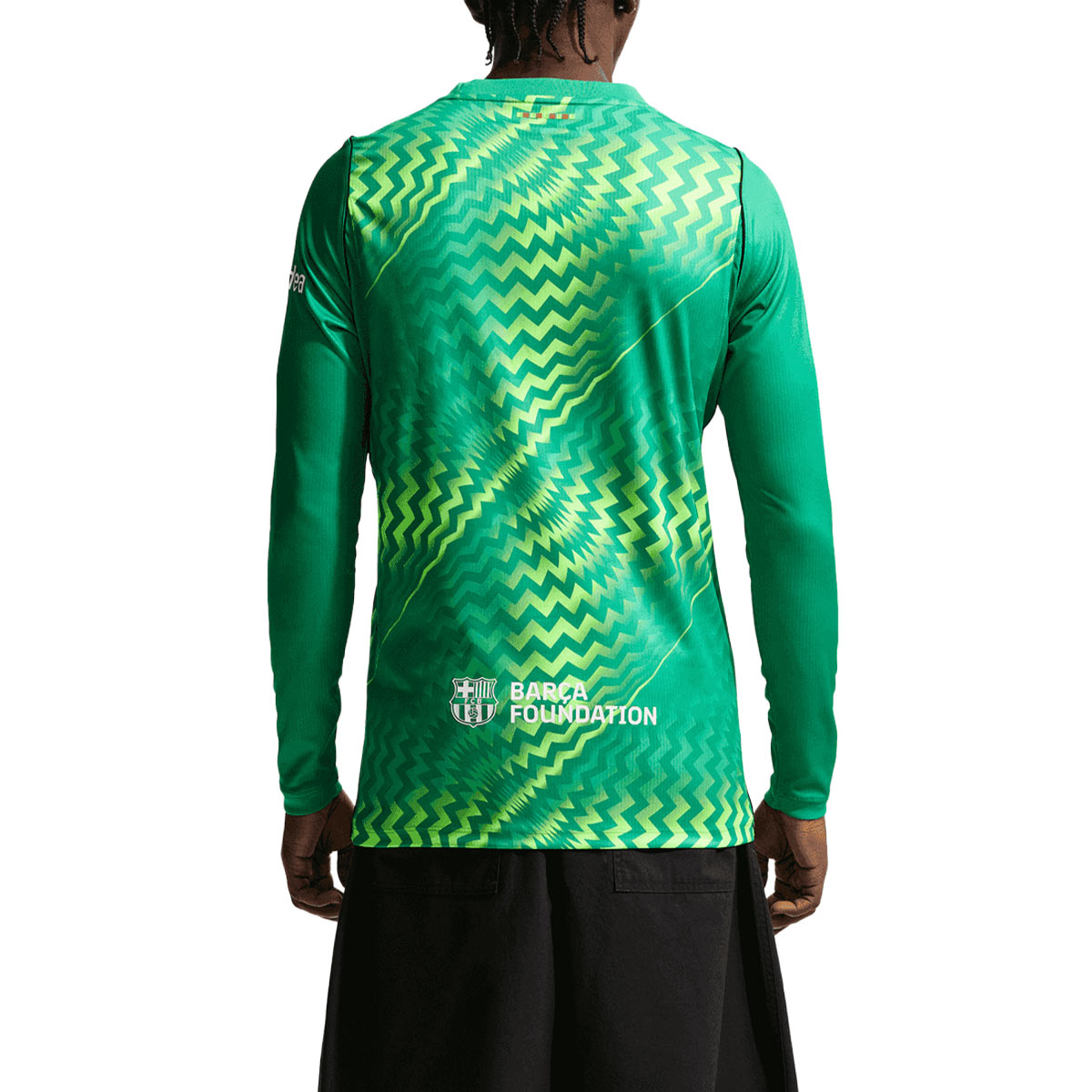 NIKE BARCELONA 2026/2027 GOALKEEPER REPLICA LONG SLEEVE JERSEY - STADIUM GREEN/STADIUM GREEN/BLACK/WHITE