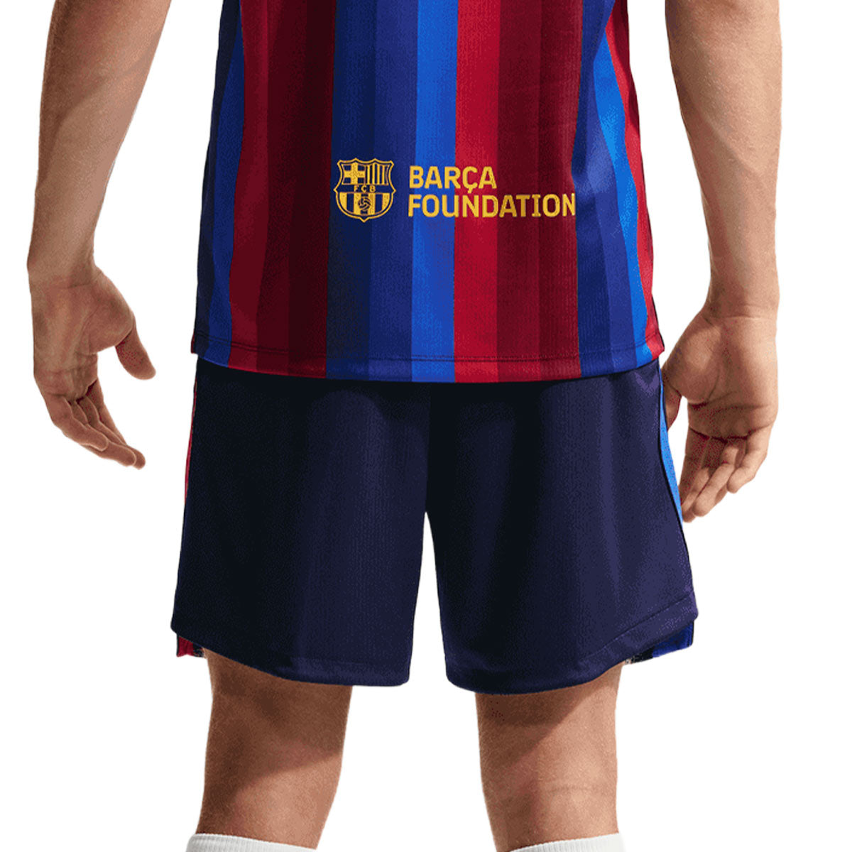 NIKE BARCELONA 2026/2027 HOME SHORTS - BLACKENED BLUE/MINERAL YELLOW