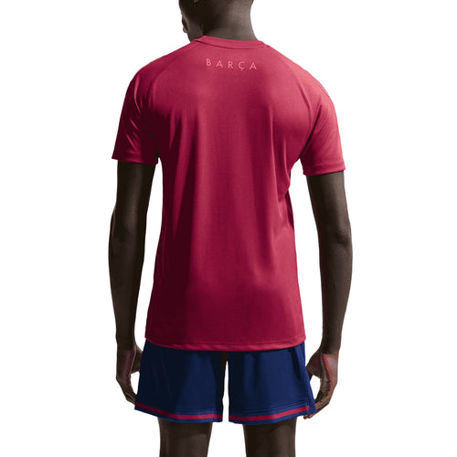 NIKE BARCELONA 2026/2027 STRIKE SS TOP - NOBLE RED/BLACKENED BLUE/MINERAL YELLOW