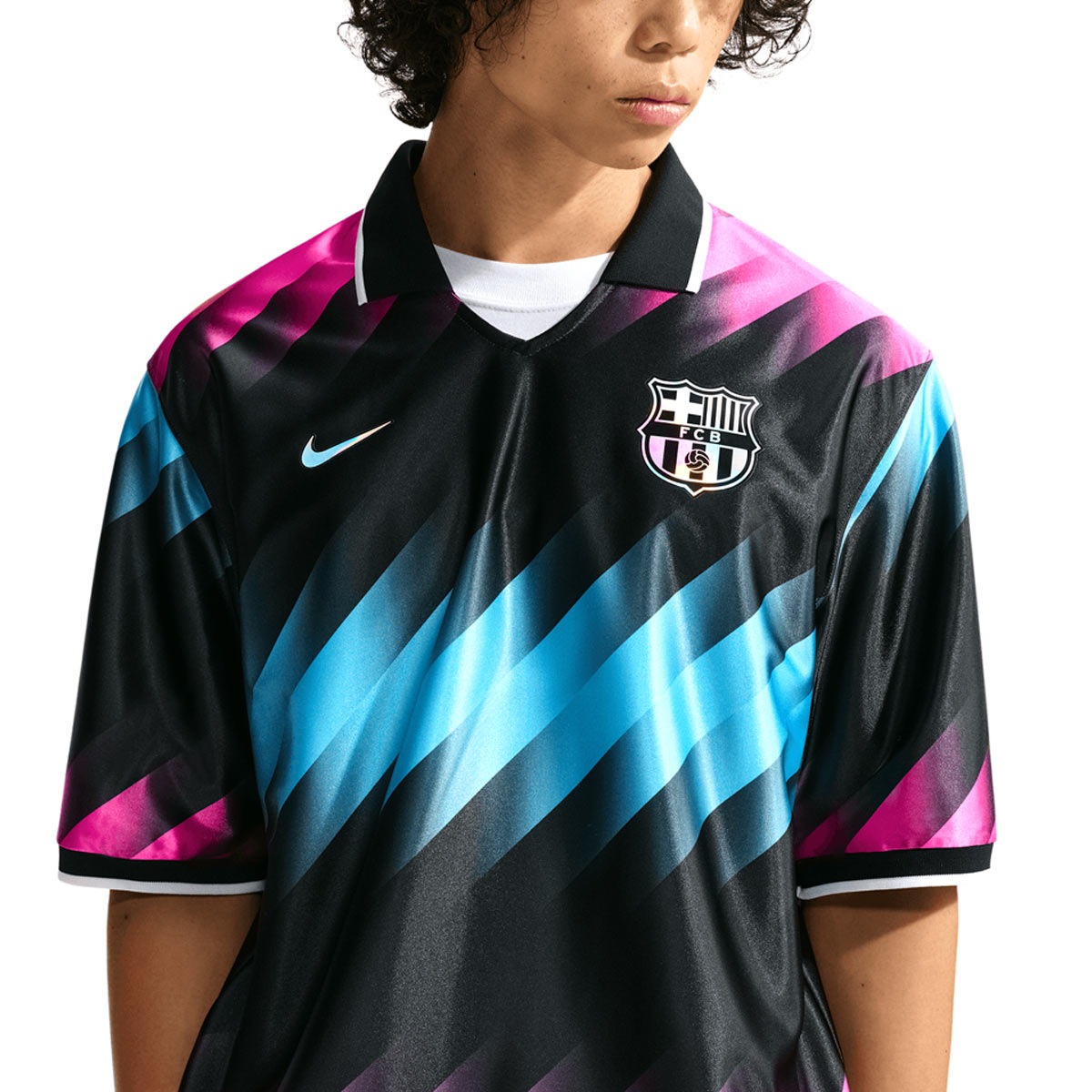 NIKE BARCELONA ENERGY JERSEY - BLACK/GAMMA BLUE/WHITE/MULTI COLOR