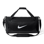 NIKE BRASILIA DUFFLE BAG (M,60L) - BLACK/BLACK/WHITE