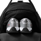 NIKE BRASILIA DUFFLE BAG (M,60L) - BLACK/BLACK/WHITE