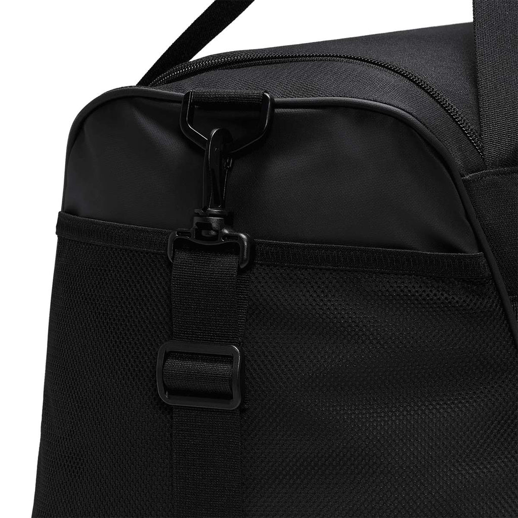 NIKE BRASILIA DUFFLE BAG (M,60L) - BLACK/BLACK/WHITE