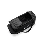NIKE BRASILIA DUFFLE BAG (S,40L) - BLACK/BLACK/WHITE