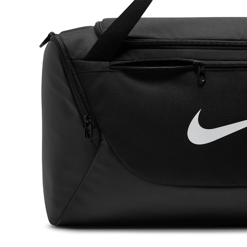 NIKE BRASILIA DUFFLE BAG (S,40L) - BLACK/BLACK/WHITE