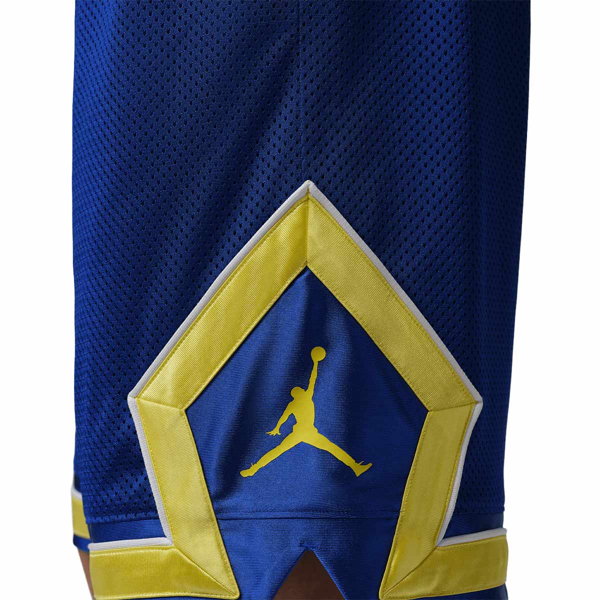 NIKE BRAZIL JORDAN P6 MESH DIAMOND SHORTS - OLD ROYAL/YELLOW PULSE