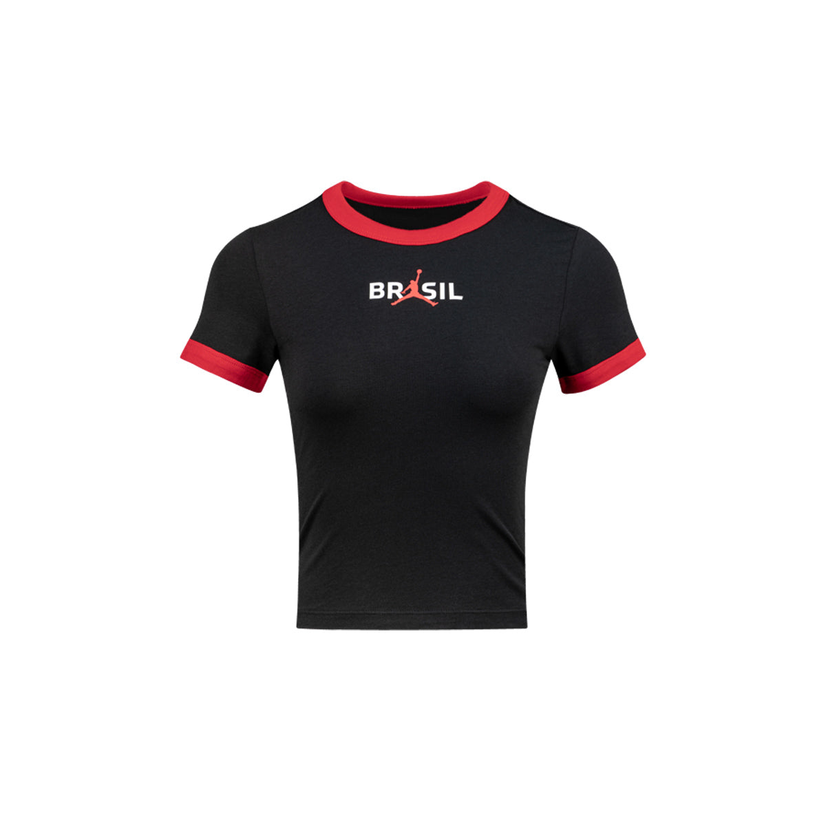 NIKE BRAZIL JORDAN P6 WOMEN BROOKLYN DRESS JERSEY - BLACK/UNIVERSITY RED