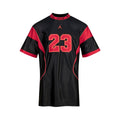 NIKE BRAZIL JORDAN P6 WOMEN RETRO CREW SS TEE - BLACK/UNIVERSITY RED