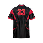 NIKE BRAZIL JORDAN P6 WOMEN RETRO CREW SS TEE - BLACK/UNIVERSITY RED