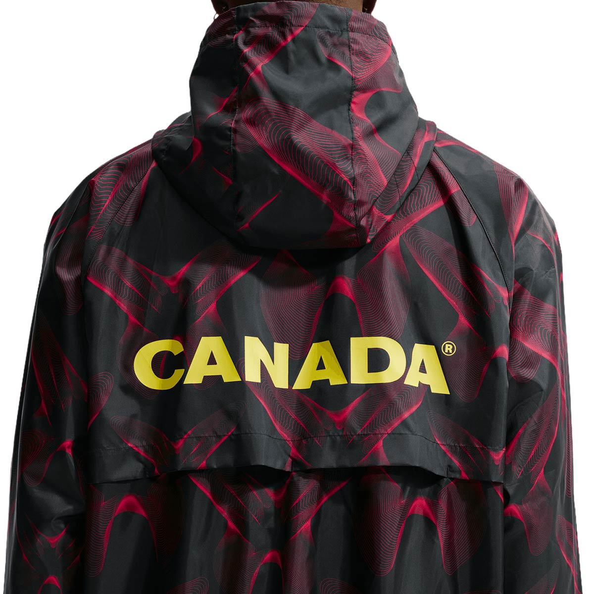 NIKE CANADA X NOCTA KMD ANTHEM JACKET X2 SE - BLACK/UNIVERSITY RED/SONIC YELLOW