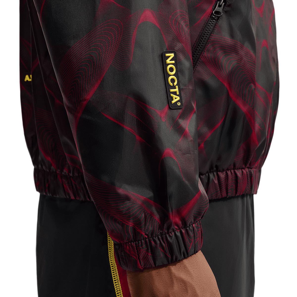 NIKE CANADA X NOCTA KMD ANTHEM JACKET X2 SE - BLACK/UNIVERSITY RED/SONIC YELLOW