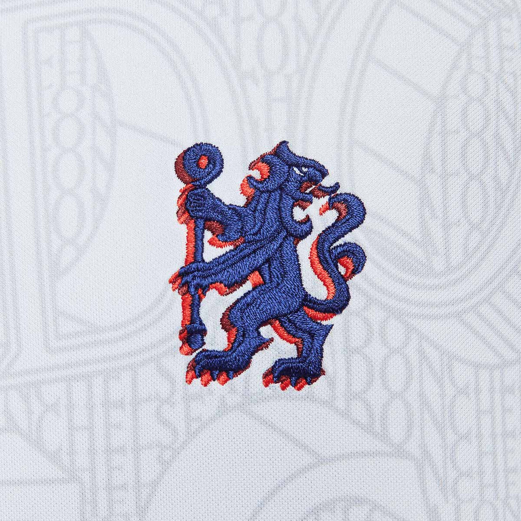 NIKE CHELSEA 2025/2026 ACADEMY PRO SS TOP PRE MATCH - WHITE/PURE PLATINUM/RUSH BLUE