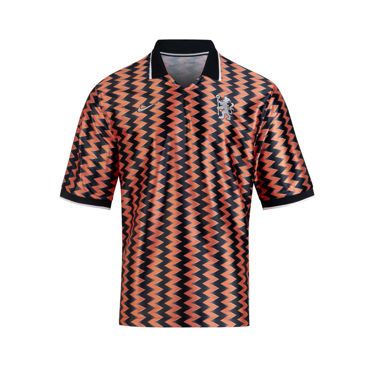 NIKE CHELSEA ENERGY SS TOP JERSEY - BLACK/HYPER ORANGE/WHITE/MULTI COLOR