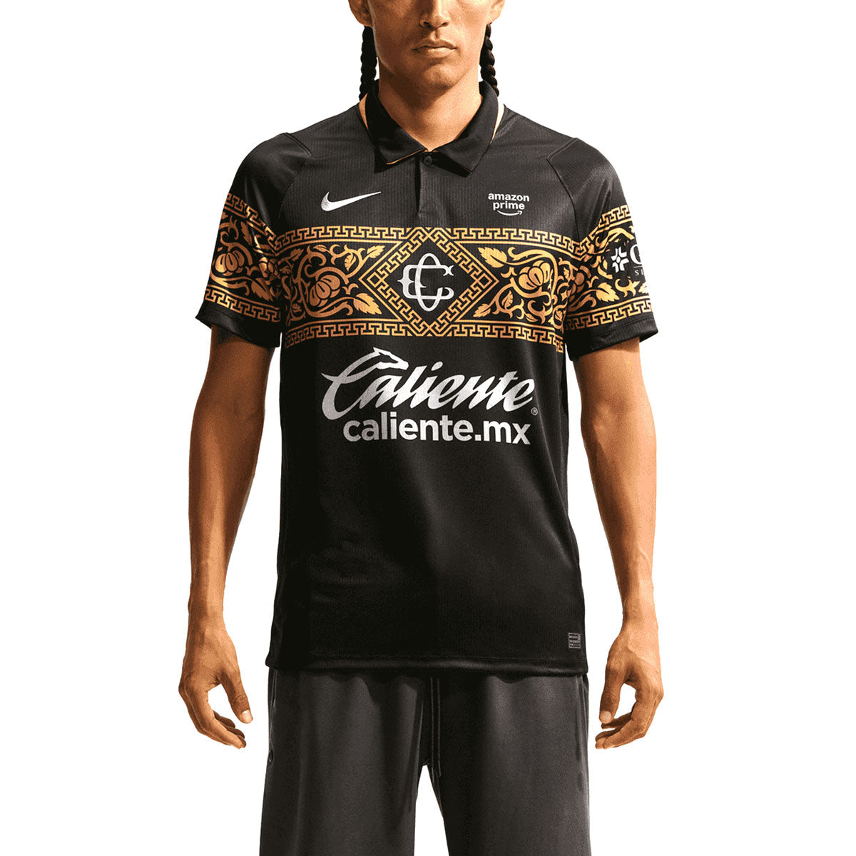 NIKE CHIVAS DE GUADALAJARA 2026/2027 THIRD REPLICA JERSEY - BLACK/TRULY GOLD/FLT SILVER/FLT SILVER