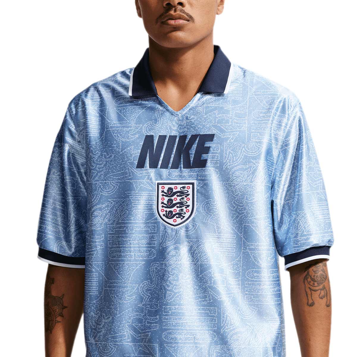 NIKE ENGLAND ENERGY SS TOP JERSEY - WORK BLUE/WHITE/OBSIDIAN