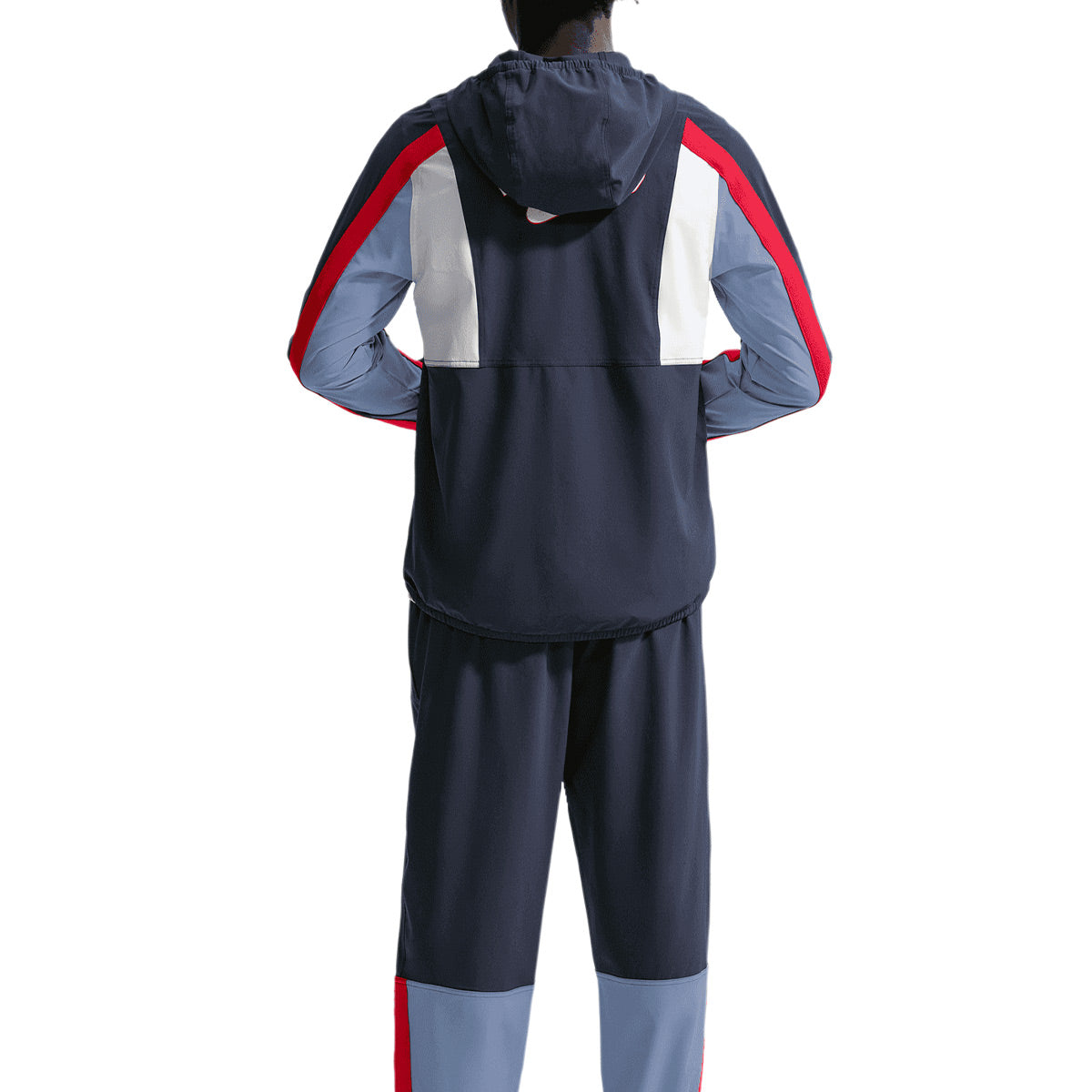 NIKE ENGLAND ENERGY WOVEN JACKET - OBSIDIAN/WORK BLUE/SPEED RED/WHITE