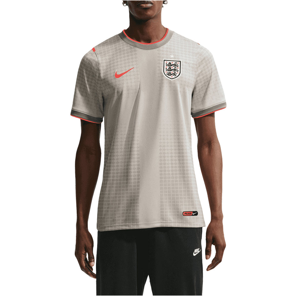 NIKE ENGLAND X PALACE ACADEMY PRO SS TOP PRE MATCH X2 - PEWTER GREY/BRIGHT CRIMSON