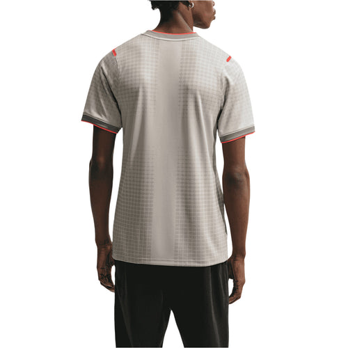 NIKE ENGLAND X PALACE ACADEMY PRO SS TOP PRE MATCH X2 - PEWTER GREY/BRIGHT CRIMSON