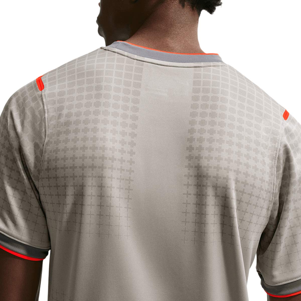 NIKE ENGLAND X PALACE ACADEMY PRO SS TOP PRE MATCH X2 - PEWTER GREY/BRIGHT CRIMSON