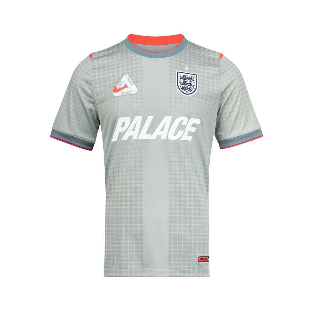 NIKE ENGLAND X PALACE ACADEMY PRO SS TOP PRE MATCH X2 SE - PEWTER GREY/BRIGHT CRIMSON