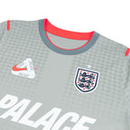 NIKE ENGLAND X PALACE ACADEMY PRO SS TOP PRE MATCH X2 SE - PEWTER GREY/BRIGHT CRIMSON