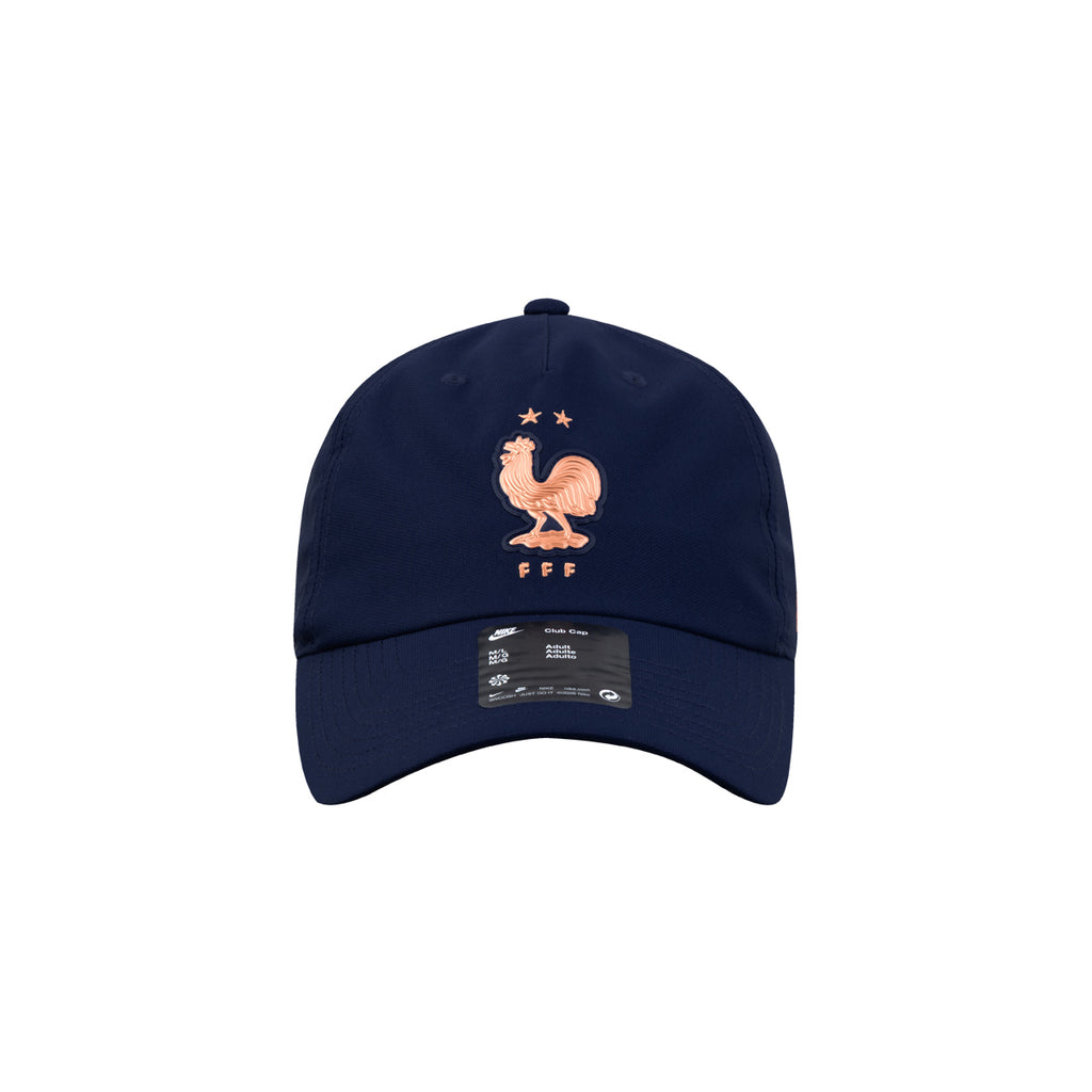 NIKE FRANCE 2026 CLUB POLY 5P CAP - BLACKENED BLUE