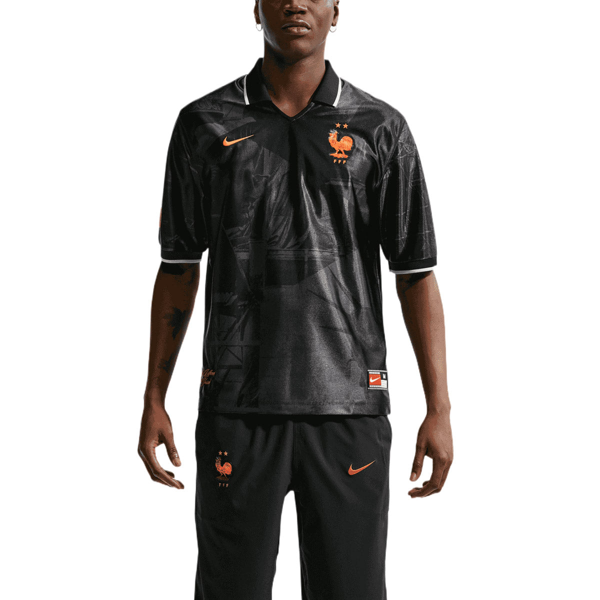 NIKE FRANCE ENERGY SS TOP JERSEY - ANTHRACITE/IGLOO/METALLIC COPPER