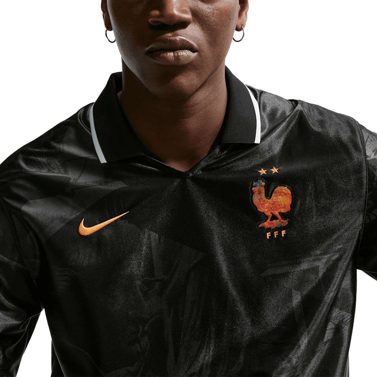 NIKE FRANCE ENERGY SS TOP JERSEY - ANTHRACITE/IGLOO/METALLIC COPPER