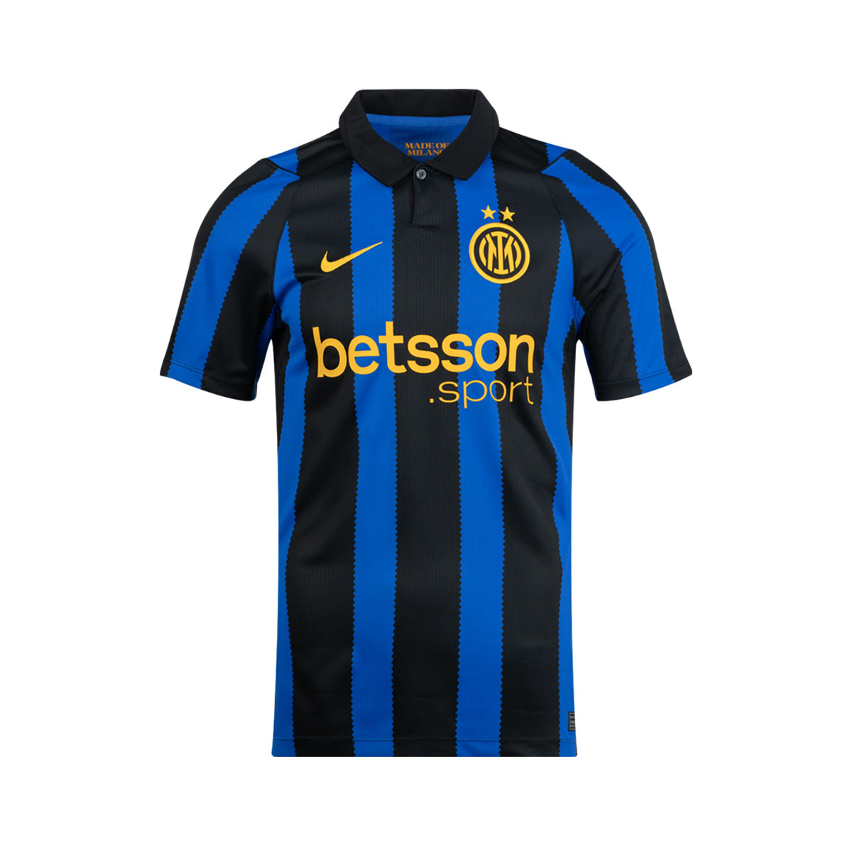 NIKE INTER MILAN 2026/2027 HOME REPLICA JERSEY - LYON BLUE/BLACK/UNIVERSITY GOLD