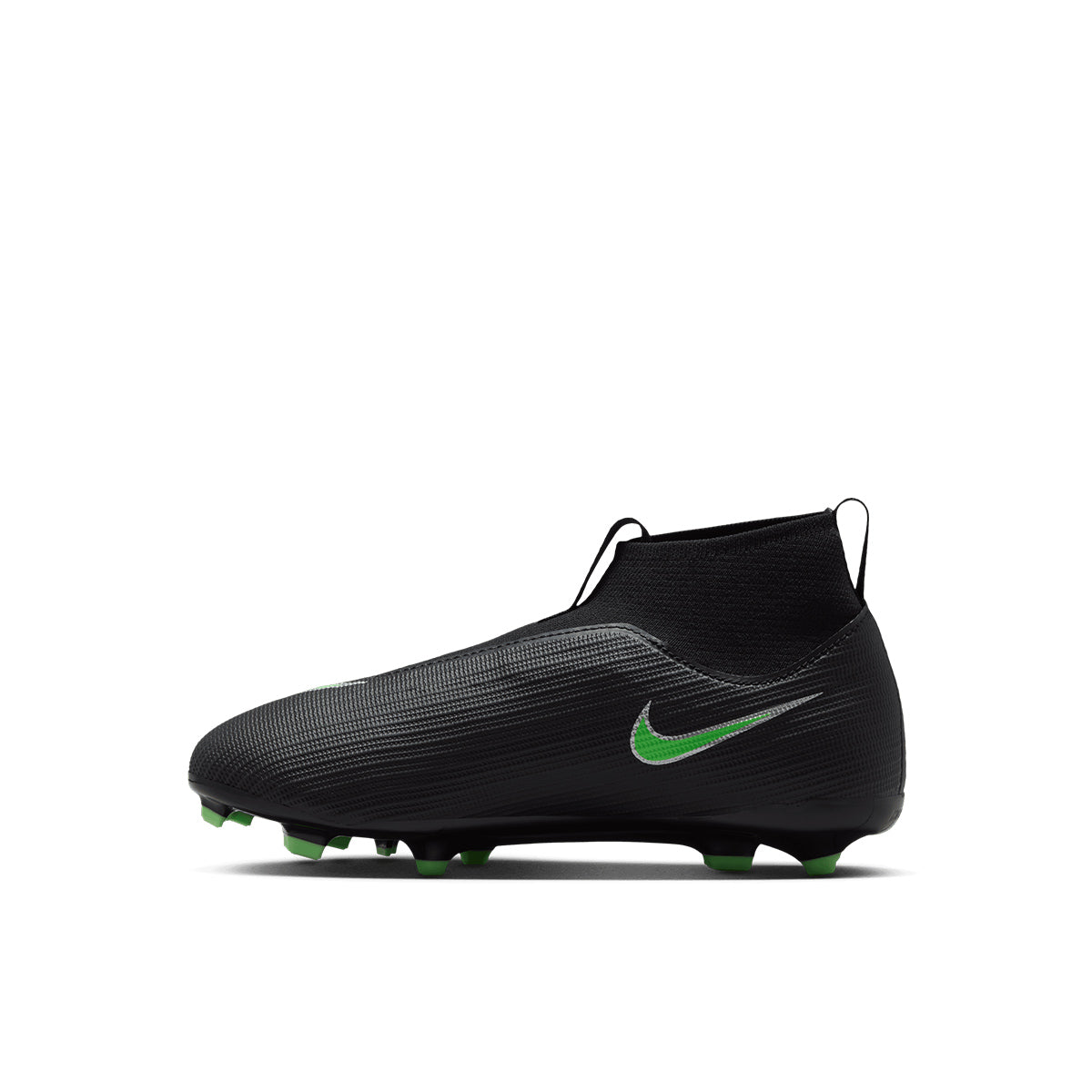 NIKE JR MERCURIAL SUPERFLY 11 ACADEMY FG/MG - BLACK/ILLUSION GREEN/BLACK