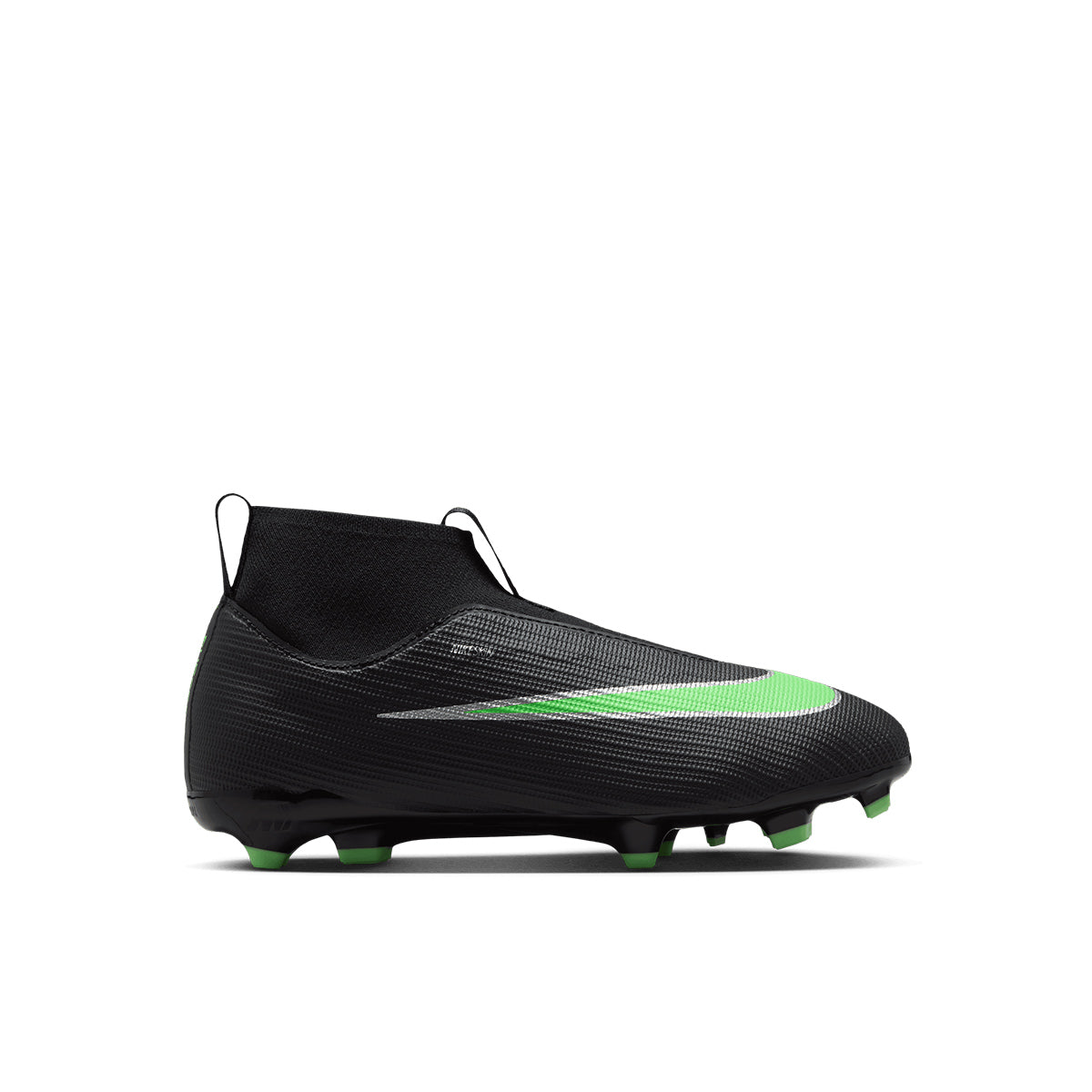 NIKE JR MERCURIAL SUPERFLY 11 ACADEMY FG/MG - BLACK/ILLUSION GREEN/BLACK