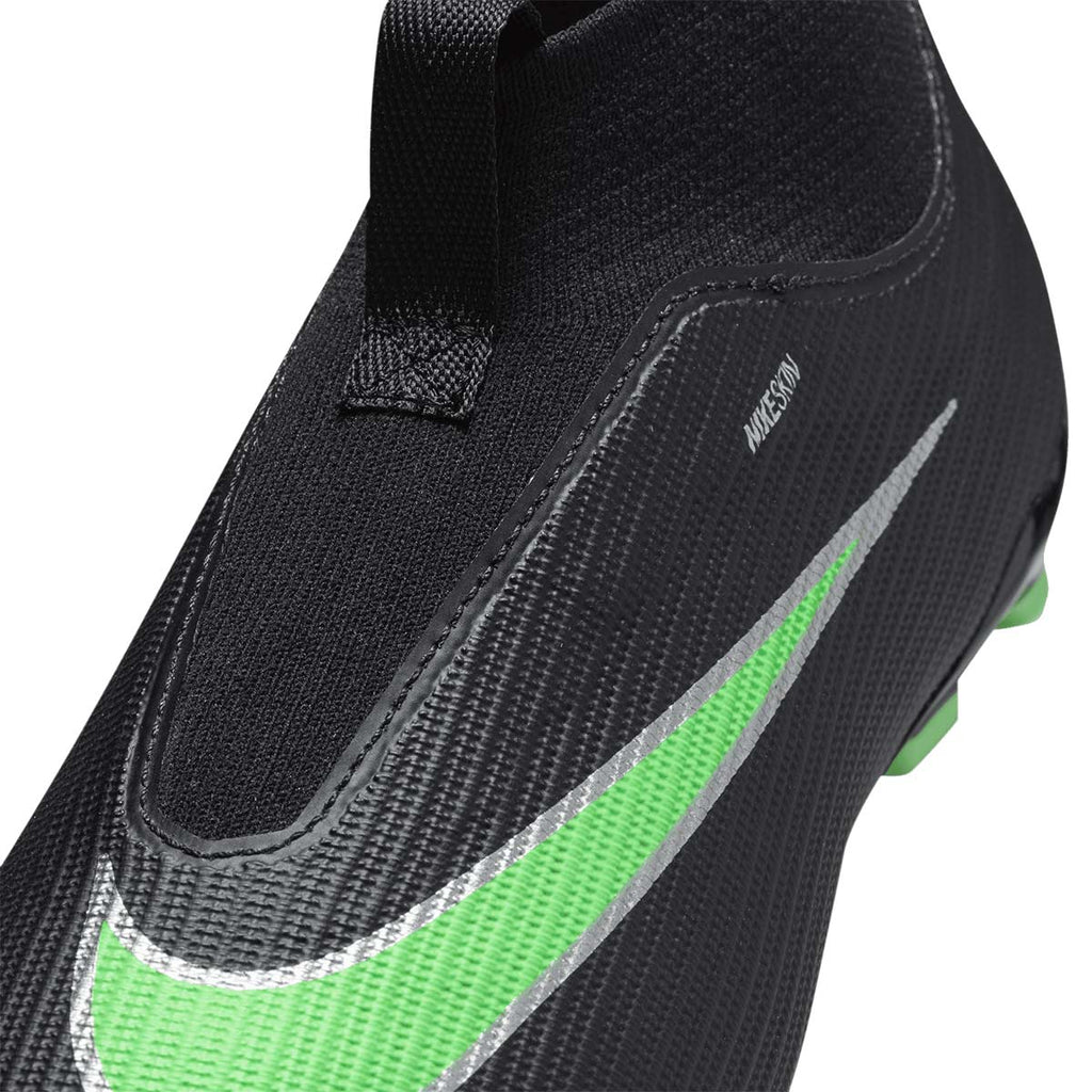 NIKE JR MERCURIAL SUPERFLY 11 ACADEMY FG/MG - BLACK/ILLUSION GREEN/BLACK