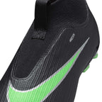 NIKE JR MERCURIAL SUPERFLY 11 ACADEMY FG/MG - BLACK/ILLUSION GREEN/BLACK