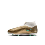 NIKE JR MERCURIAL SUPERFLY 11 ACADEMY KM FG/MG - METALLIC GOLD/GREEN GLOW