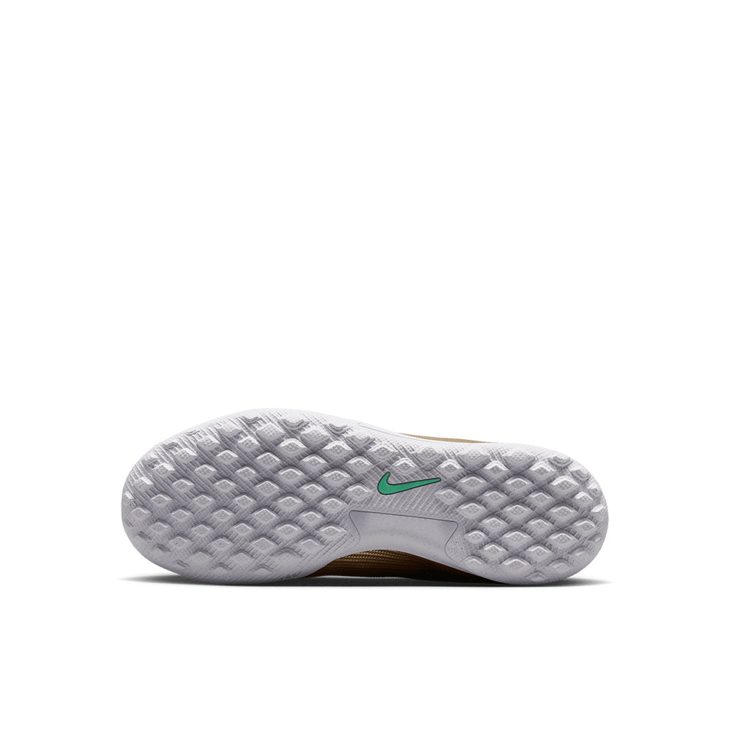 NIKE JR MERCURIAL SUPERFLY 11 ACADEMY KM TF - METALLIC GOLD/GREEN GLOW