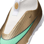 NIKE JR MERCURIAL SUPERFLY 11 ACADEMY KM TF - METALLIC GOLD/GREEN GLOW