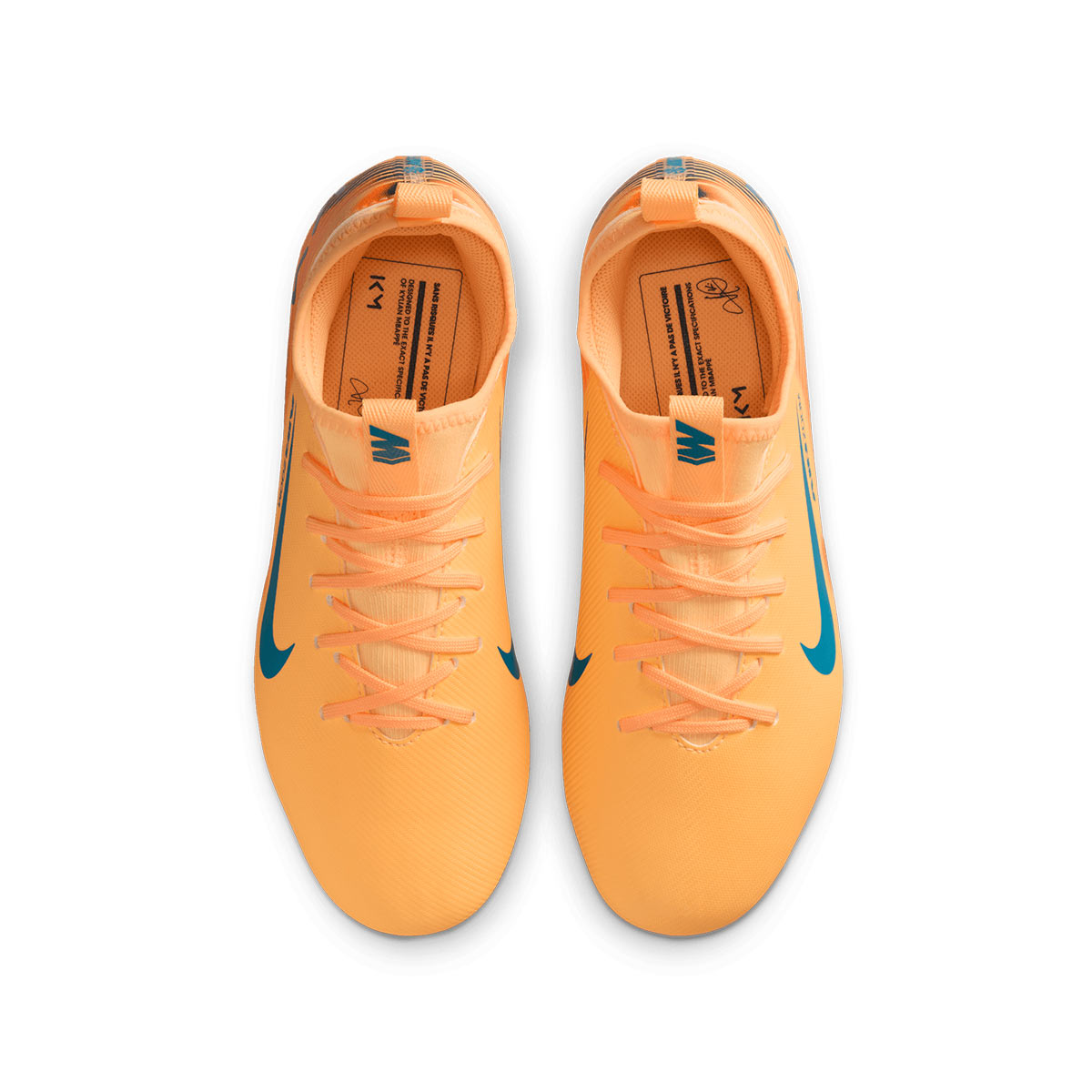 NIKE JR MERCURIAL VAPOR 16 ACADEMY KM FG/MG - MELON TINT/NEO TURQ/IGLOO
