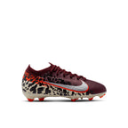 NIKE JR MERCURIAL VAPOR 16 PRO NU3 FG - BURGUNDY CRUSH/METALLIC SILVER