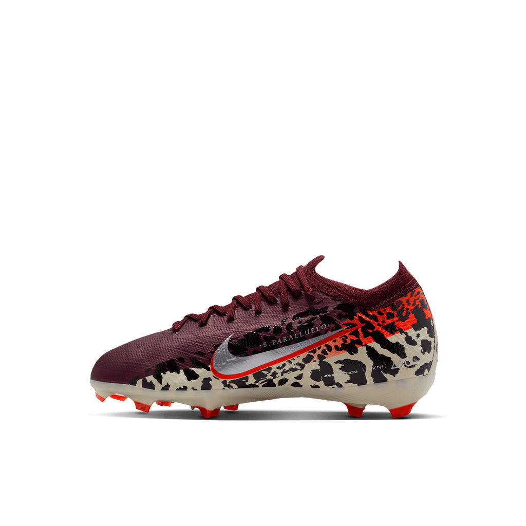 NIKE JR MERCURIAL VAPOR 16 PRO NU3 FG - BURGUNDY CRUSH/METALLIC SILVER