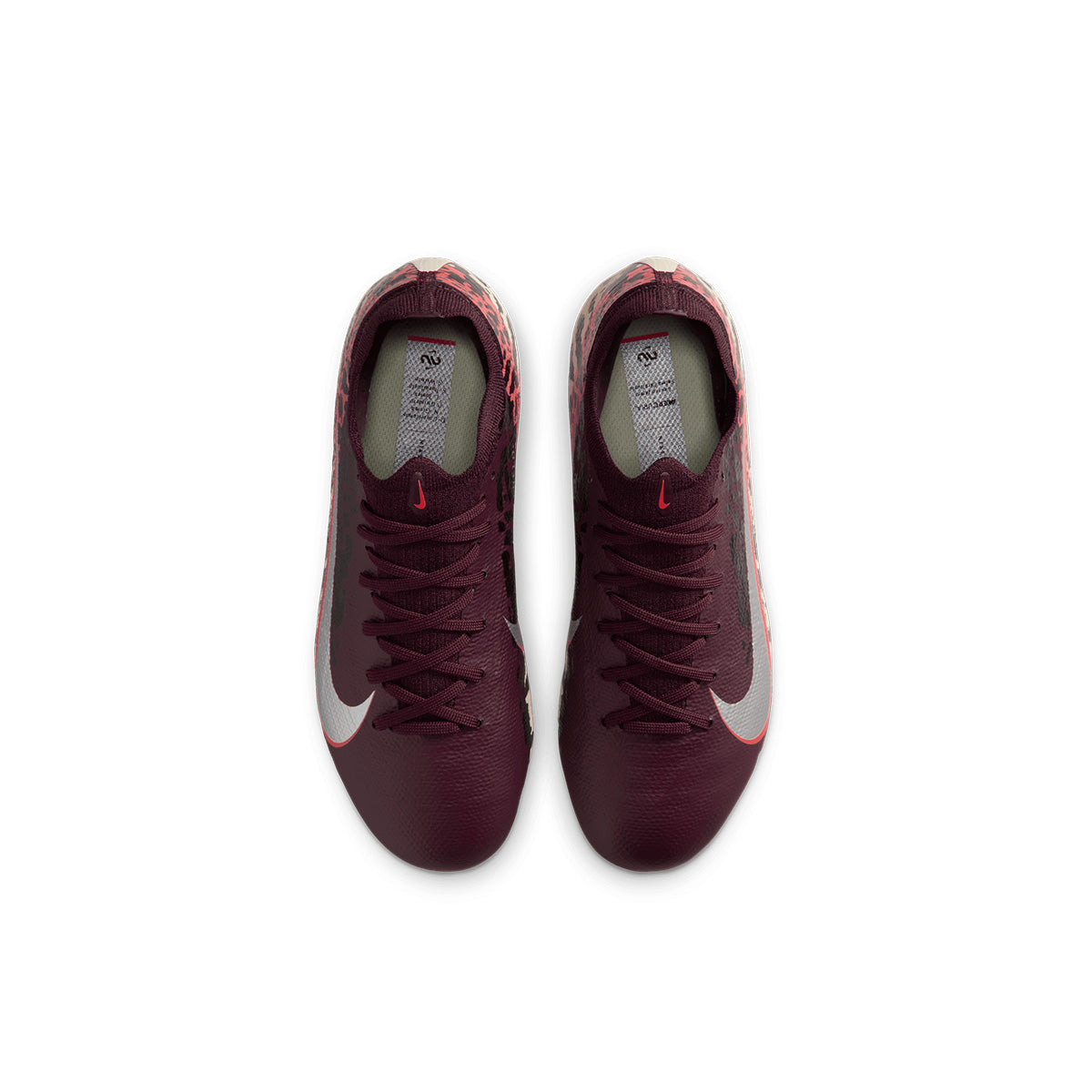 NIKE JR MERCURIAL VAPOR 16 PRO NU3 FG - BURGUNDY CRUSH/METALLIC SILVER