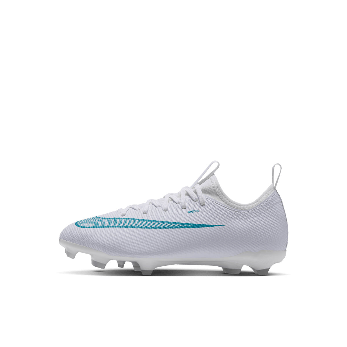 NIKE JR MERCURIAL VAPOR 17 ACADEMY FG/MG - WHITE/DUSTY CACTUS