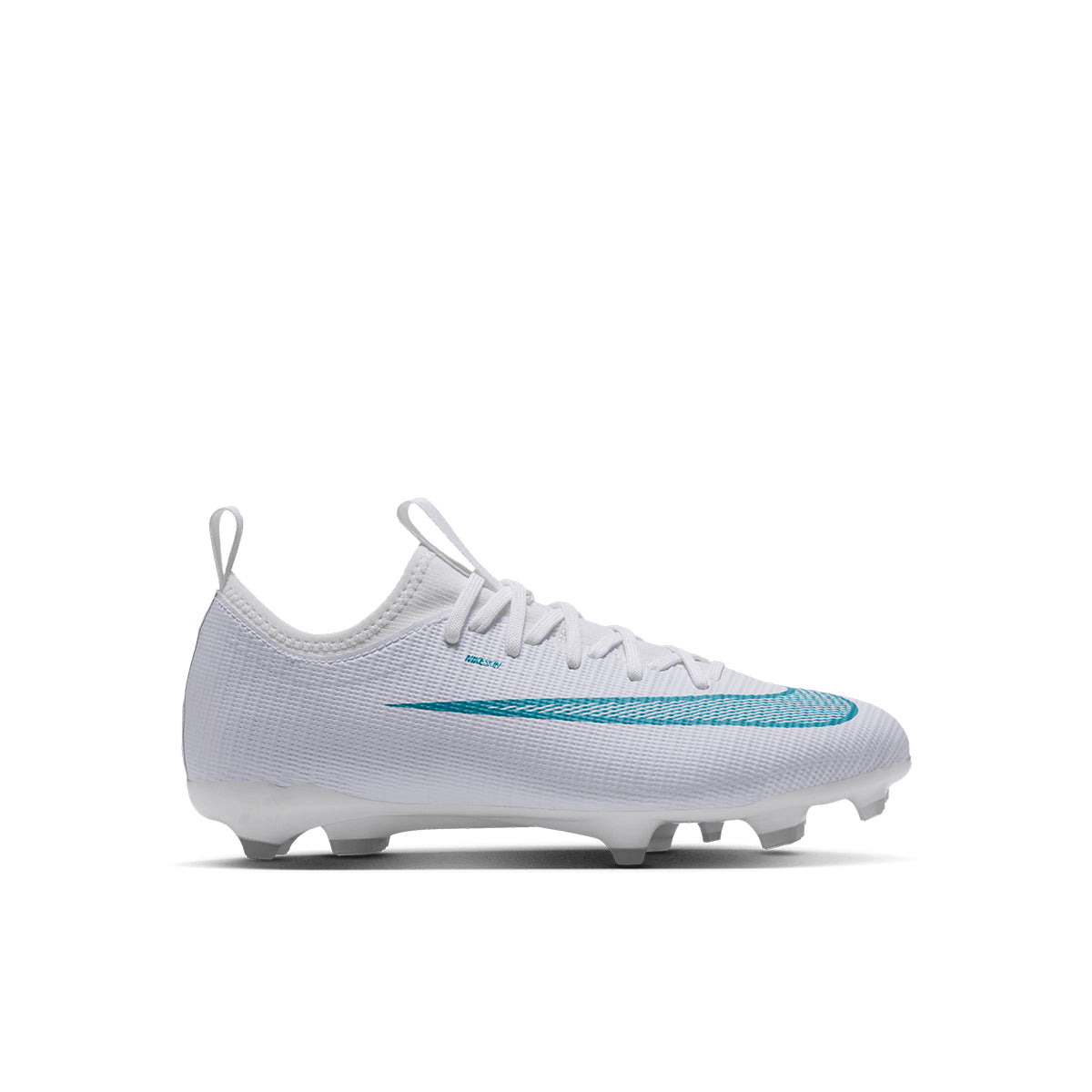 NIKE JR MERCURIAL VAPOR 17 ACADEMY FG/MG - WHITE/DUSTY CACTUS