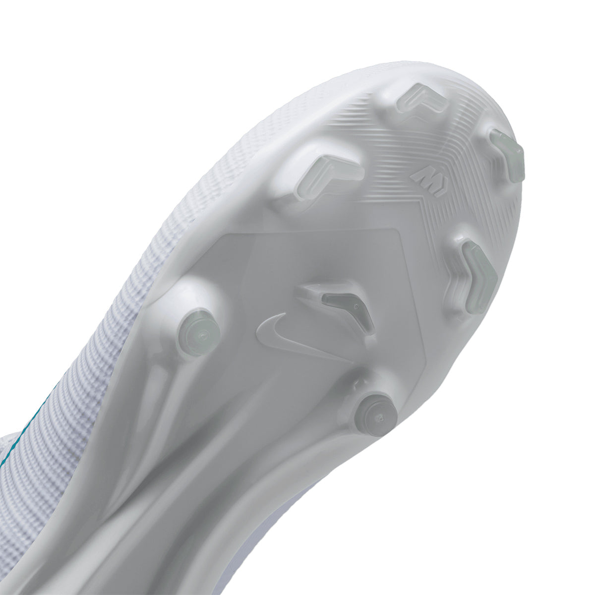 NIKE JR MERCURIAL VAPOR 17 ACADEMY FG/MG - WHITE/DUSTY CACTUS