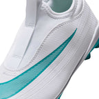NIKE JR MERCURIAL VAPOR 17 CLUB MG PS - WHITE/DUSTY CACTUS