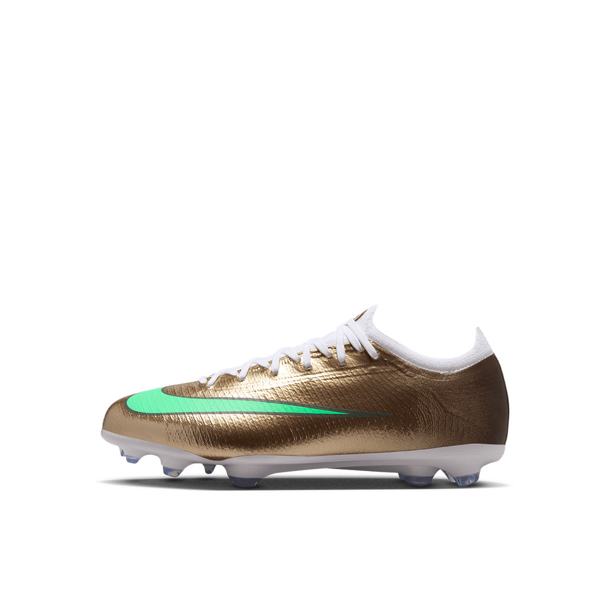 NIKE JR MERCURIAL VAPOR 17 PRO KM FG - METALLIC GOLD/GREEN GLOW