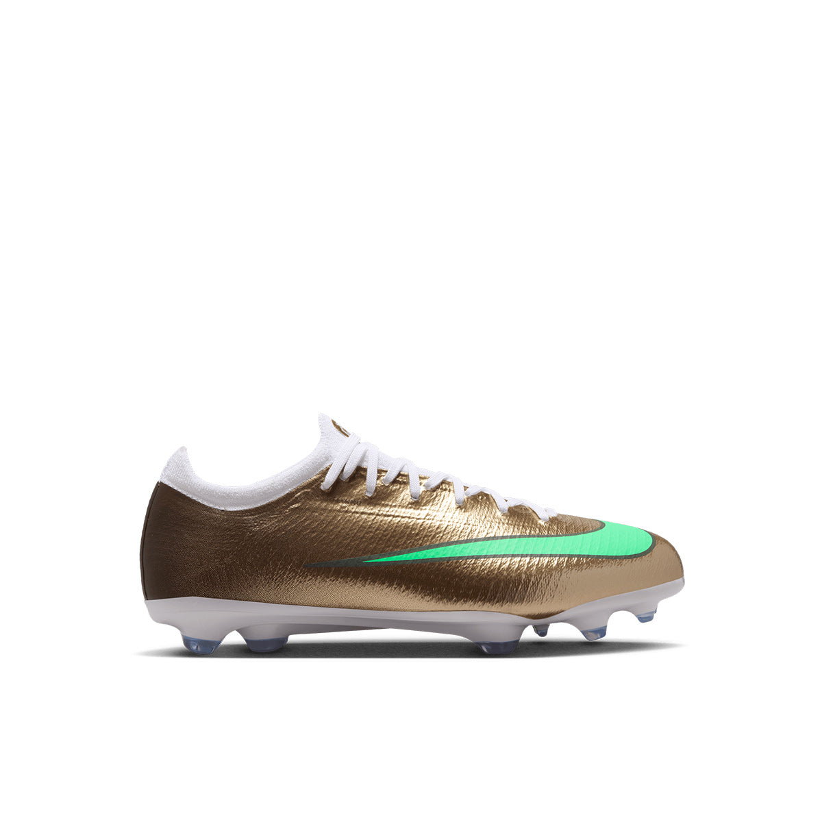 NIKE JR MERCURIAL VAPOR 17 PRO KM FG - METALLIC GOLD/GREEN GLOW