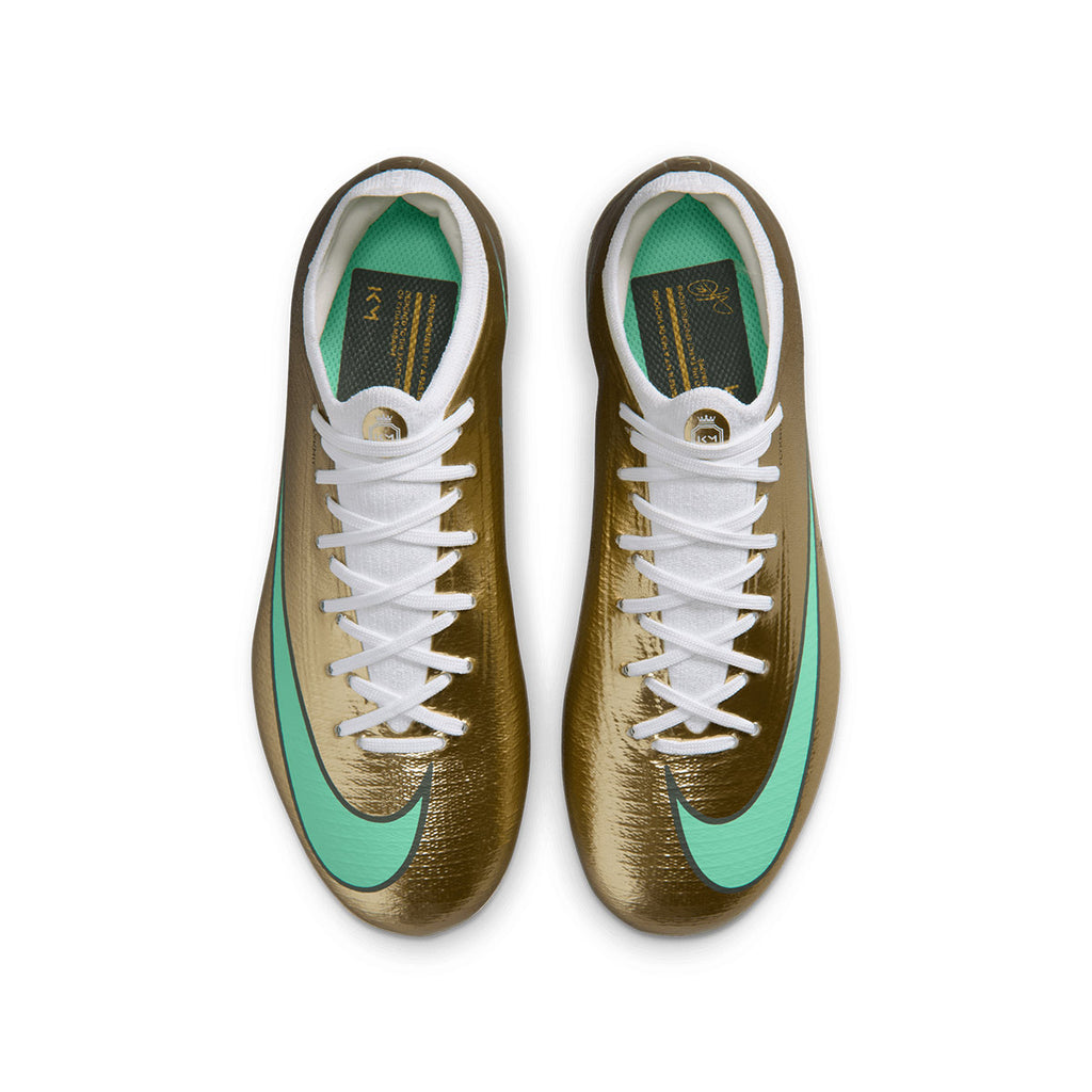 NIKE JR MERCURIAL VAPOR 17 PRO KM FG - METALLIC GOLD/GREEN GLOW