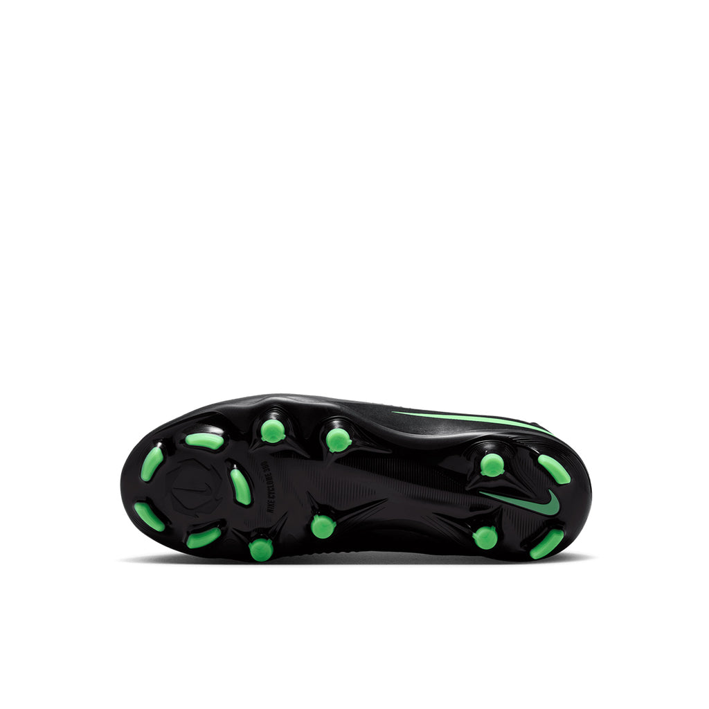 NIKE JR PHANTOM 6 HIGH ACADEMY FG/MG - BLACK/ILLUSION GREEN/BLACK